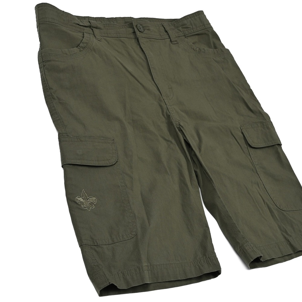 Boy Scouts Of America Uniform Cargo Shorts Youth Size 18 Gorpcore Outdoors BSA